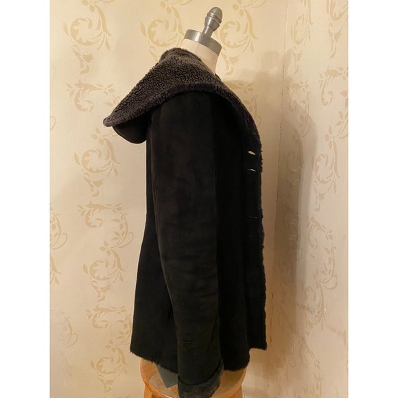 Studio Milano 100% Shearing Hoodie Jacket Ladies Medium - Picture 5 of 7